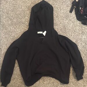 Black Hooded Sweatshirt
